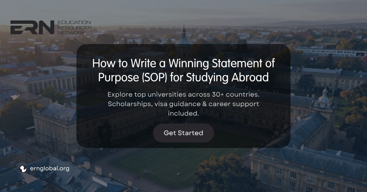 How to Write a Winning Statement of Purpose (SOP) for Studying Abroad