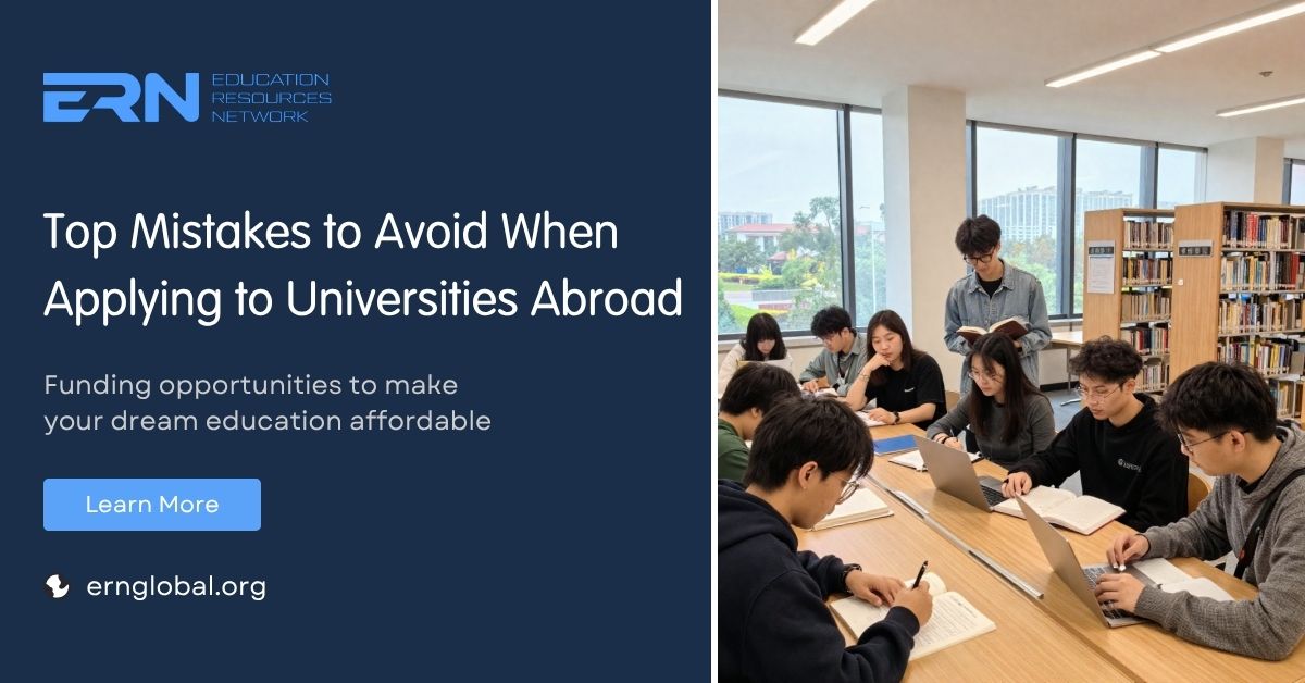 Top Mistakes to Avoid When Applying to Universities Abroad